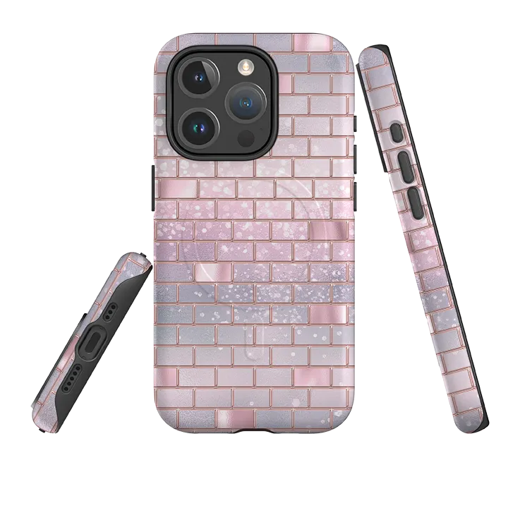 Daily Style Comfort Design iPhone MagSafe Tough Case -  Pink Wall