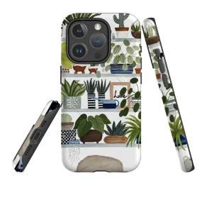 iPhone MagSafe Tough Case - Plant Shelves By Bex Parkin Vivid Pattern