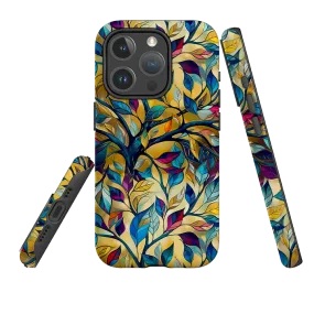 Stylish Color iPhone MagSafe Tough Case - Ripley Leaves