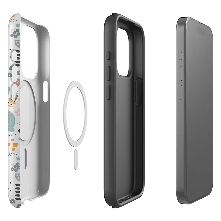 iPhone MagSafe Tough Case -  Scandi Forest Protective Texture Finish