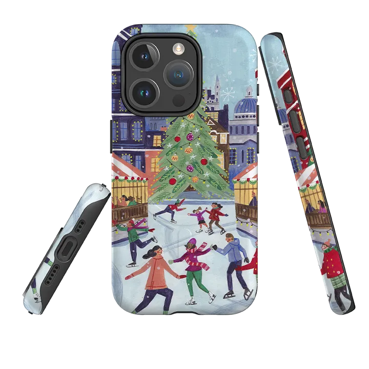 iPhone MagSafe Tough Case - Skating London By Caroline Bonne Muller Full Coverage Long Lasting