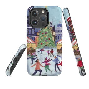 iPhone MagSafe Tough Case - Skating London By Caroline Bonne Muller Full Coverage Long Lasting