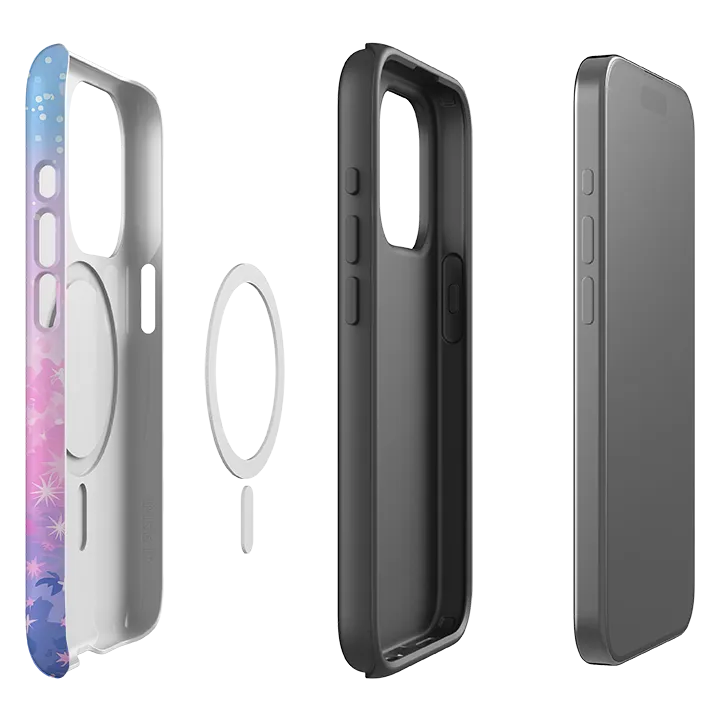 Matte Pattern Design Premium Form iPhone MagSafe Tough Case - Skyline