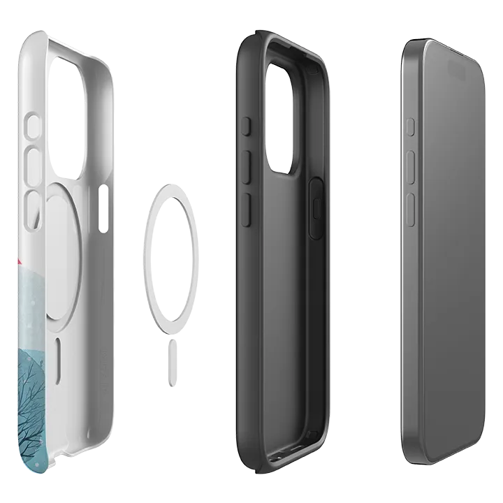iPhone MagSafe Tough Case - Snowy Hills Gloss Surface