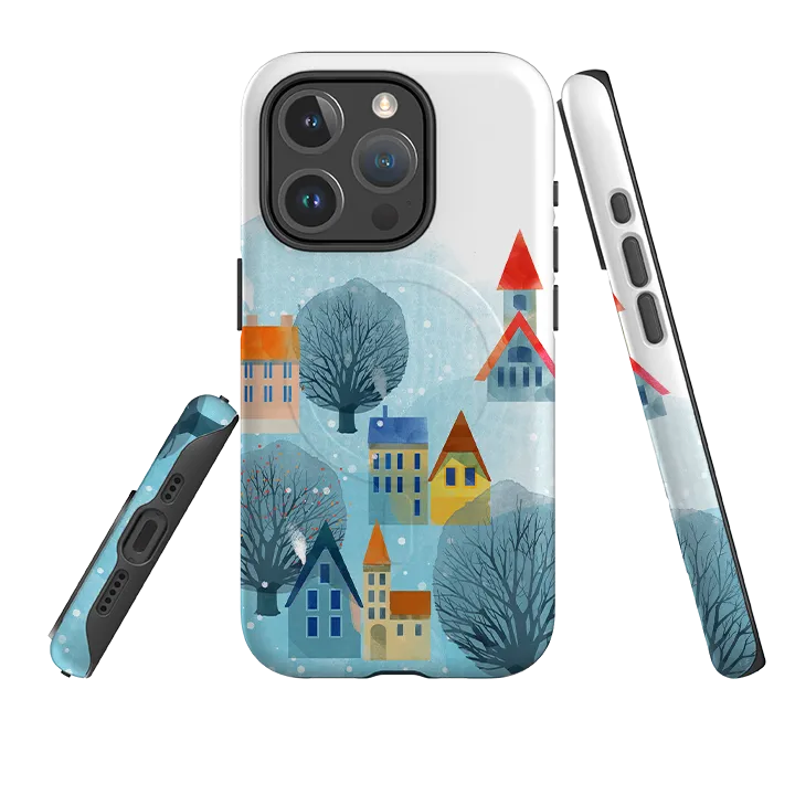 Eco Friendly iPhone MagSafe Tough Case - Snowy Hills