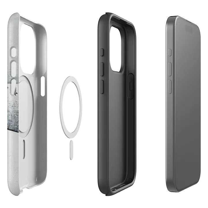 Soft Edge Detail Matte Finish iPhone MagSafe Tough Case -  Snowy Landscape By Natasha Newton