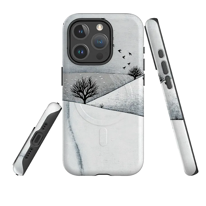 iPhone MagSafe Tough Case -  Snowy Landscape By Natasha Newton Durable Design