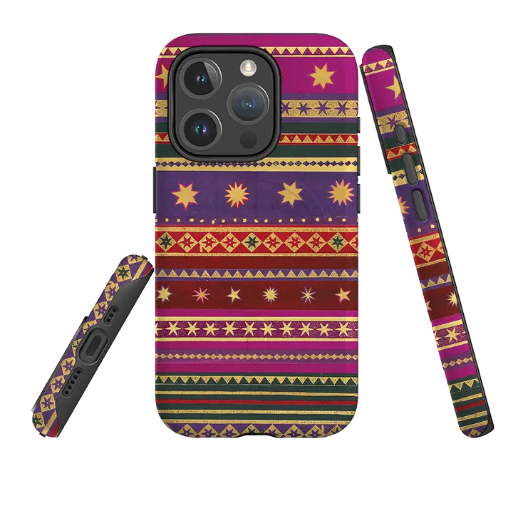 Premium Quality Hybrid Texture Layer iPhone MagSafe Tough Case -  Starry By Jehane