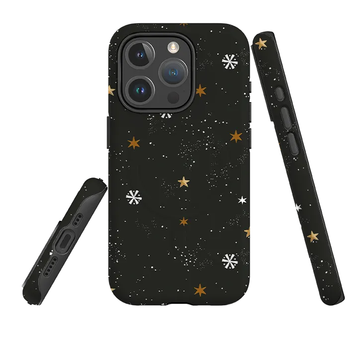 iPhone MagSafe Tough Case -  Starry Night II Premium Edge Hybrid Grip Finish