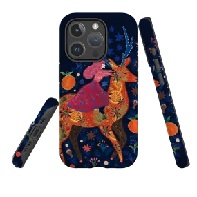Smooth Grip Raised Bezels iPhone MagSafe Tough Case - Sugar and Spice II By Emma Frances Grant