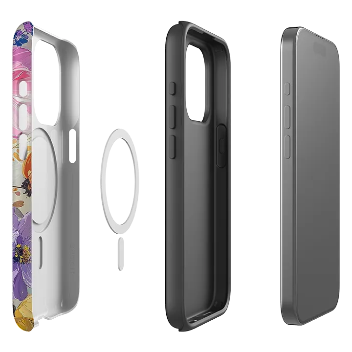 iPhone MagSafe Tough Case - Summer Floral Bransby Sporty Design Durable Material