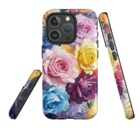 iPhone MagSafe Tough Case - Summer Floral Roses Stylish Touch