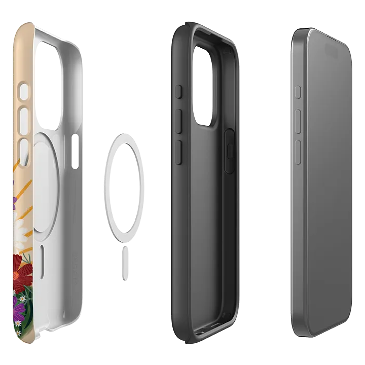 Hybrid Surface Layer Gloss Finish Texture iPhone MagSafe Tough Case -  Summer Fox By Lee Foster Wilson