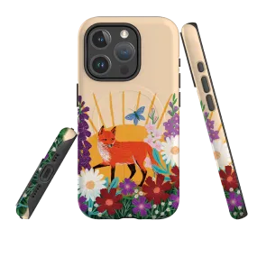 iPhone MagSafe Tough Case -  Summer Fox By Lee Foster Wilson Rugged Look Finish Clear Back