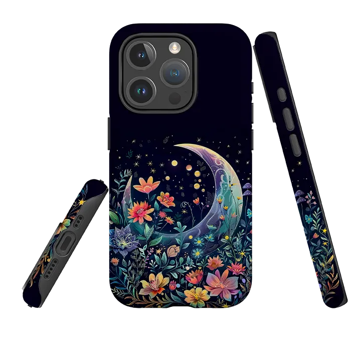 Easy Access iPhone MagSafe Tough Case - Summer Moon II