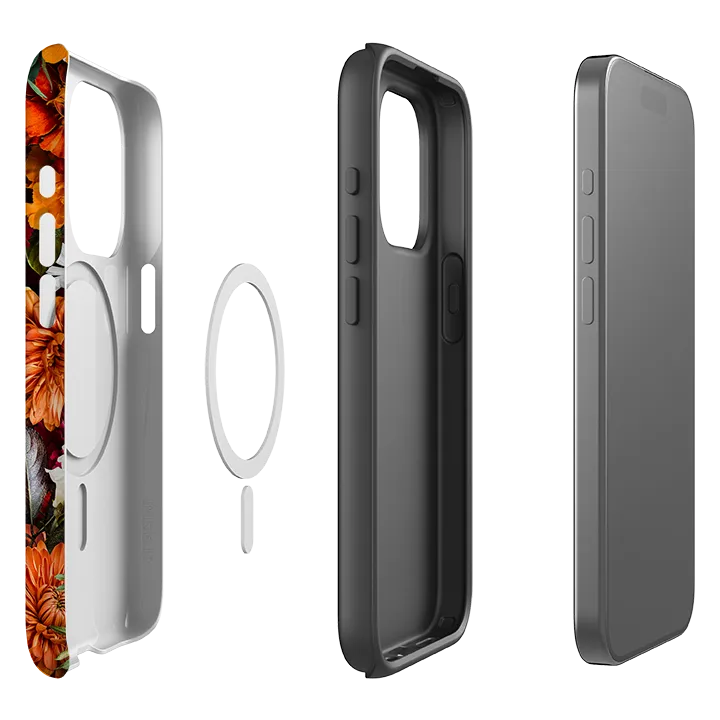 Modern Pattern Shock Layer iPhone MagSafe Tough Case - Sunrays Floral 3