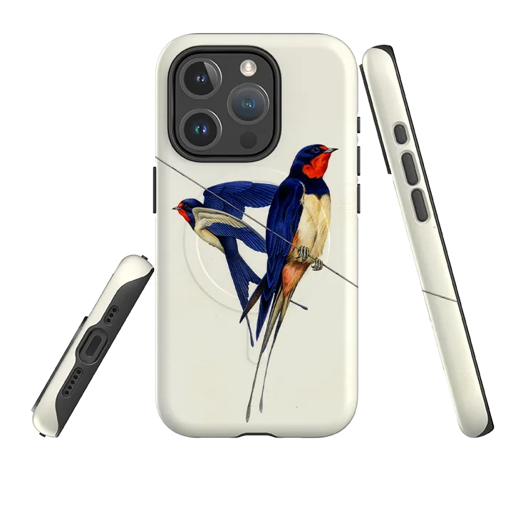 iPhone MagSafe Tough Case -  Swallows By Philip Hood Soft Feelings Clear Design