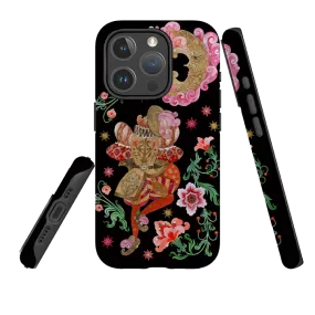 Polished Finish Texture Comfort Finish iPhone MagSafe Tough Case - Ten Lords A Leaping By Maria Matos