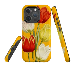 iPhone MagSafe Tough Case - Tulips Soft Pattern Layer Anti Slip