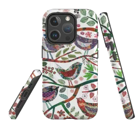 iPhone MagSafe Tough Case -  Vintage Birds By Jane Robbins Modern Detail