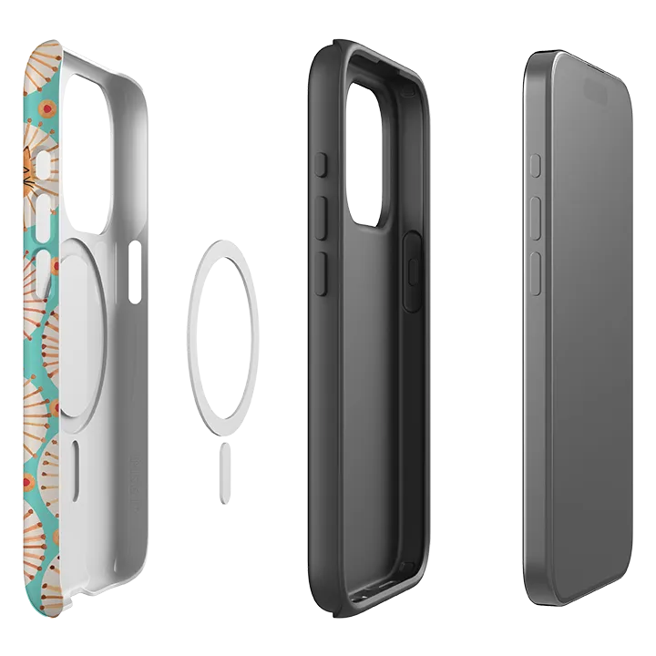 iPhone MagSafe Tough Case -  Wild Cats By Gabriela Larios Elegant Design Layer