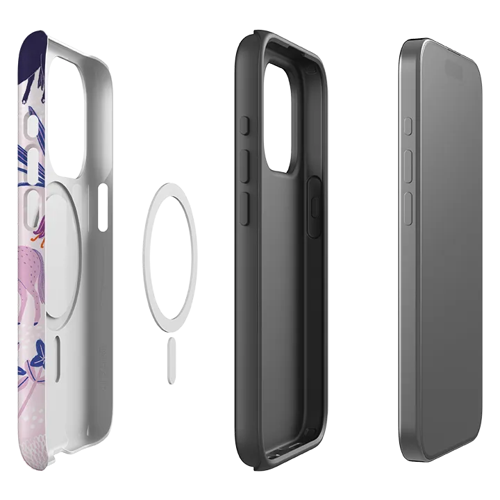 Durable Layer iPhone MagSafe Tough Case -  Wild Ponies By Lee Foster Wilson
