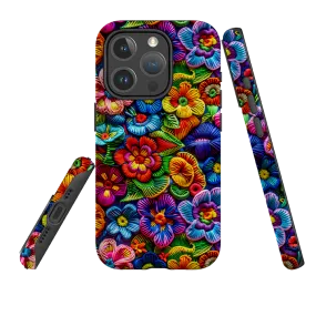 iPhone MagSafe Tough Case - Wild Summer Flowers V Durable Edge Finish anti fingerprint