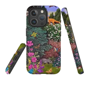 Modern Frame Matte Finish iPhone MagSafe Tough Case -  Wimbledon Garden By Philip Hood