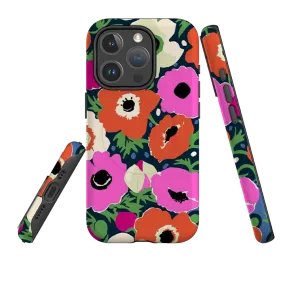Stylish Finish Texture Compact Grip iPhone MagSafe Tough Case -  Windflowers By Sarah Campbell