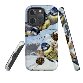 Elegant Appearance iPhone MagSafe Tough Case -  Winter Birds By Heritage