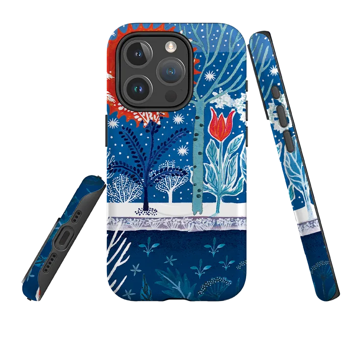 Smooth Coating Stylish grip iPhone MagSafe Tough Case - Winter Sun II By Emma Frances Grant