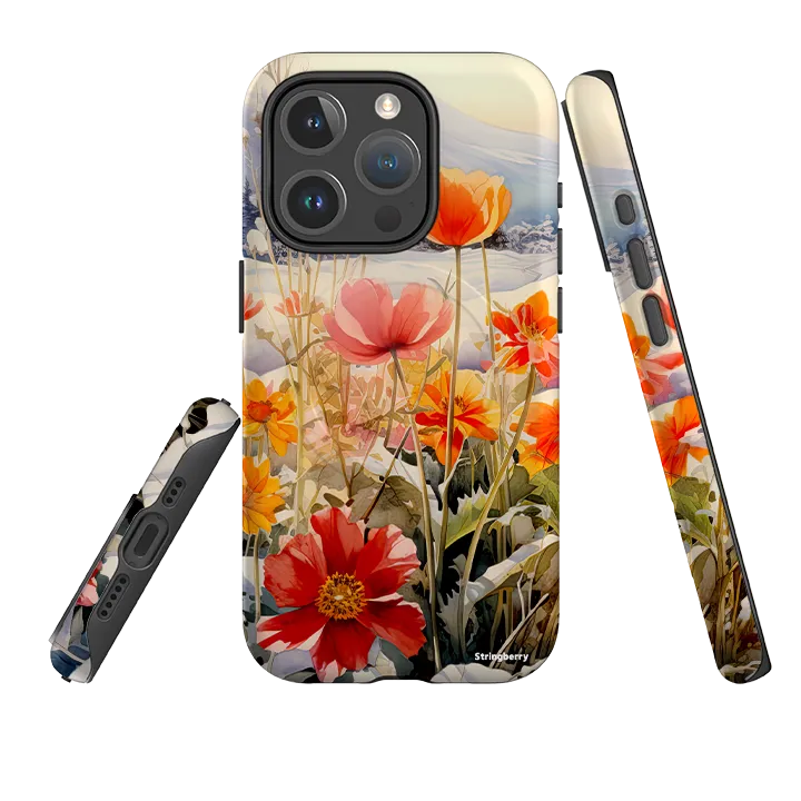 Comfort Style iPhone MagSafe Tough Case -  Winter Wild Flowers II