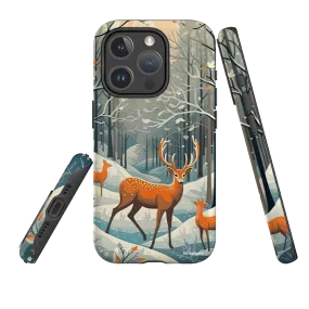 Minimal Form Luxury Surface Layer iPhone MagSafe Tough Case -  Winterscape III