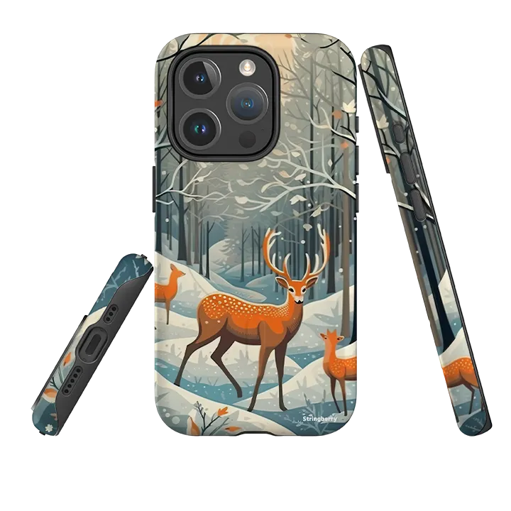 Minimal Form Luxury Surface Layer iPhone MagSafe Tough Case -  Winterscape III