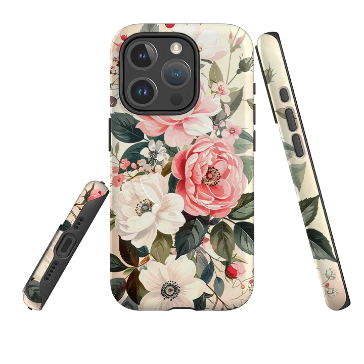 Glossy Look iPhone MagSafe Tough Case - Wynn Floral
