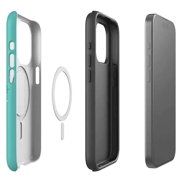 Soft coating iPhone MagSafe Tough Case - Xmas Bear