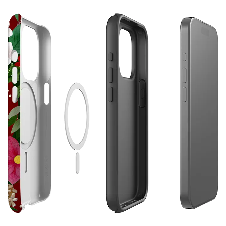 Elegant Pattern Design iPhone MagSafe Tough Case - Xmas Forever By Bex Parkin