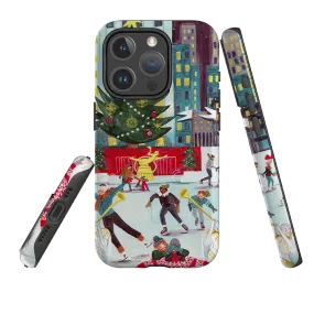 iPhone MagSafe Tough Case -  Xmas In New York By Caroline Bonne Muller Modern Finish