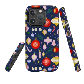 iPhone MagSafe Tough Case - Xmas Pattern II By Bex Parkin Rugged Build Texture Modern Grip Design