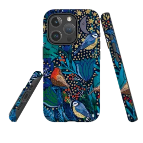 Compact Design iPhone MagSafe Tough Case - Xmas Robin I By Emma Frances Grant