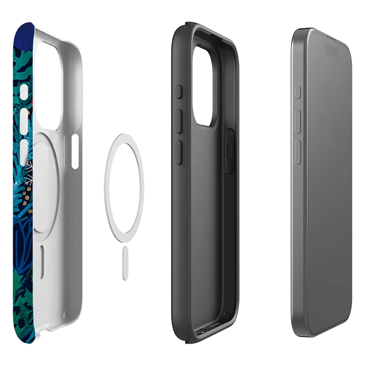 Smooth Grip Stylish Finish iPhone MagSafe Tough Case - Xmas Robin IV By Emma Frances Grant