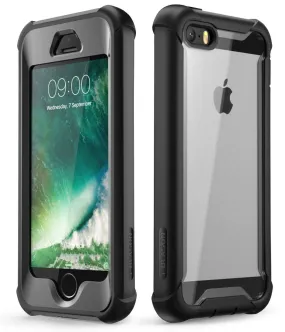 Durable Design Texture iPhone SE Ares Full Body Protective Case -Black