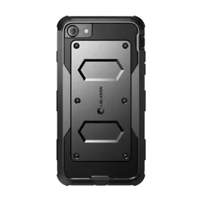 iPhone SE Armorbox Case-Black Lightweight texture