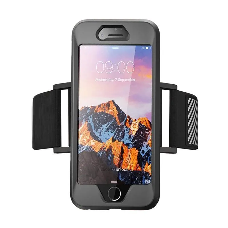 iPhone SE Athletic Armband-Black Edge Cushion