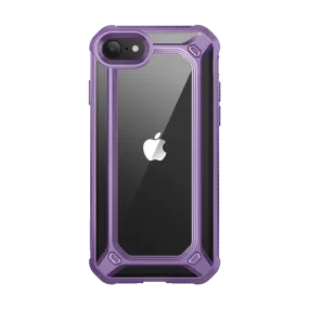 Smooth Fit Vivid Design Texture iPhone SE Unicorn Beetle Exo Clear Case-Purple