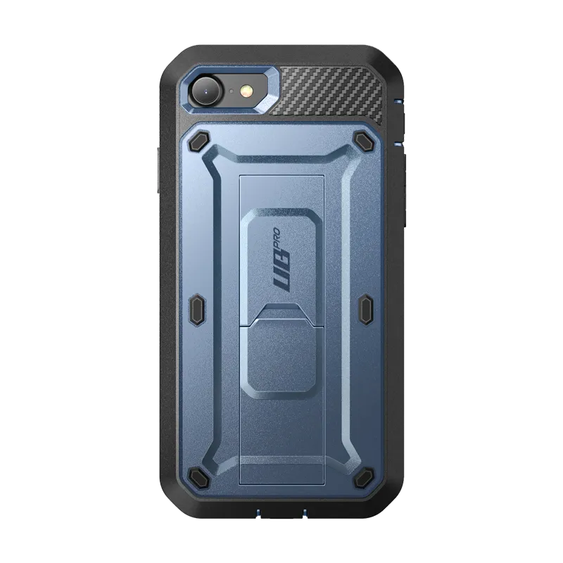 iPhone SE Unicorn Beetle Pro Full-Body Case with Kickstand-Blue Ultra Thin Hybrid Edge