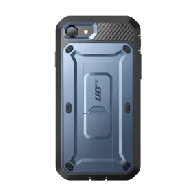 iPhone SE Unicorn Beetle Pro Full-Body Case with Kickstand-Blue Ultra Thin Hybrid Edge