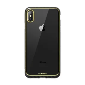 Soft Build Texture Protective Frame iPhone X / XS Unicorn Beetle Metro Athletic Case-Gold