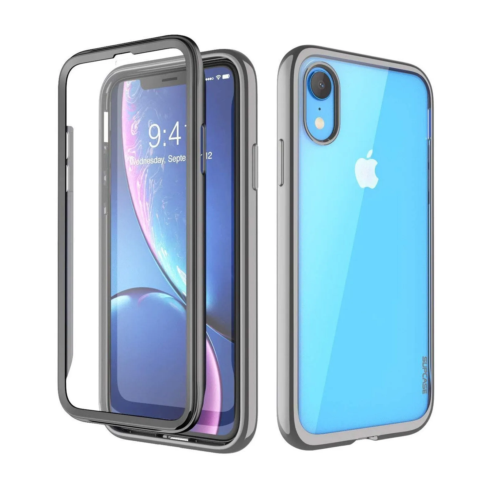iPhone XR Unicorn Beetle Electro Clear Case-Black Everyday Carry