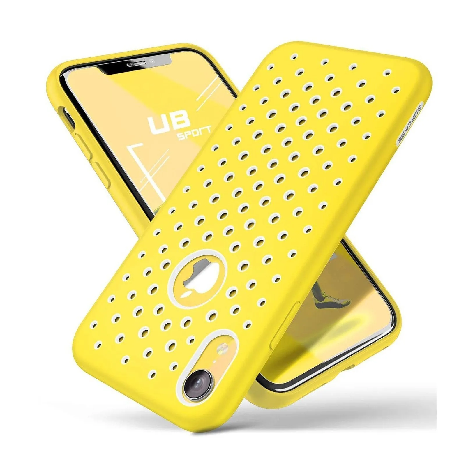iPhone XR Unicorn Beetle Sport Athletic Case-Yellow hybrid design Durable Pattern